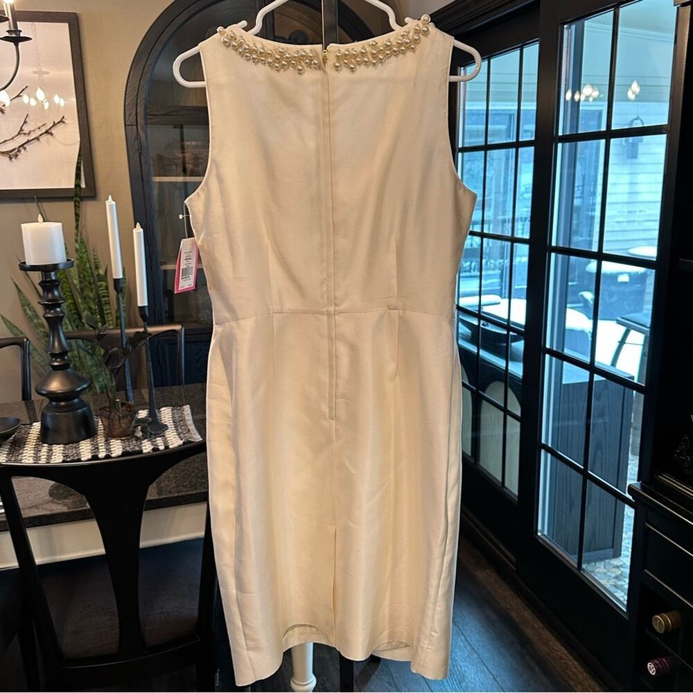 Kate Spade NWT Cream Pearl V-Neck Wedding Belles Dyan Bridal Dress 425.00 SZ 8 - Picture 5 of 8